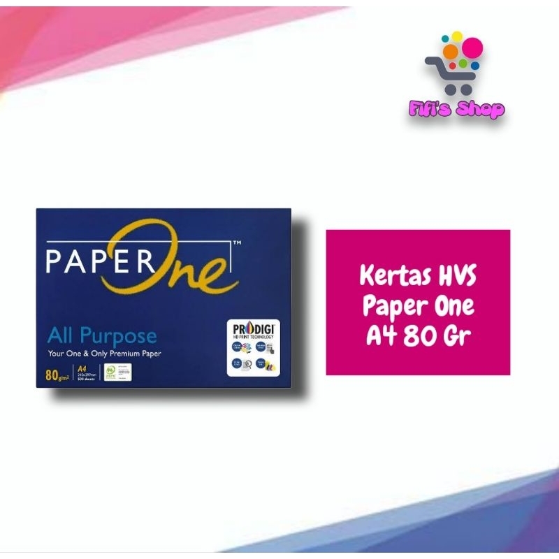 Paper One PaperOne A4 Paper 80 gr 1 Ream