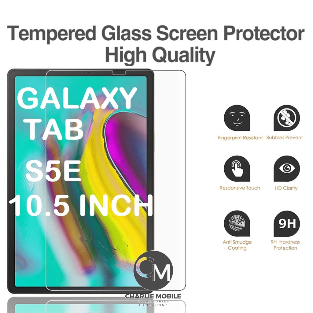 กระจกนิรภัย Samsung Tab S2 9.7 T810 S2 8 T715 S3 9.7 T825 S4 10.5 T835 S5E T720 S6 T860 คลุมทั้งหมด