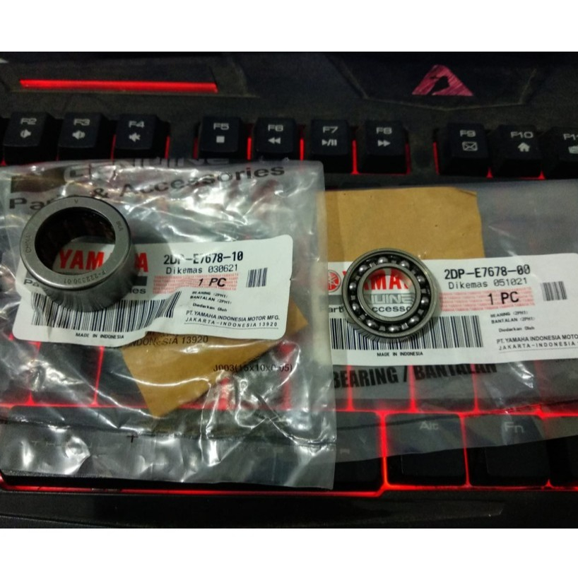 (PAIR) แบริ่งดึงหลังสําหรับ Yamaha NMax, Aerox 155, Lexi, Freego, Mio M3 SZ, Soul GT, XRide, Fino FI