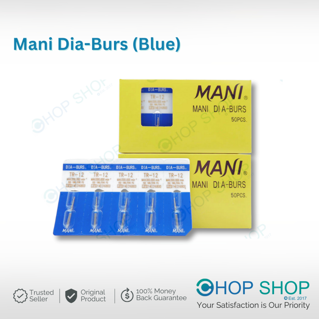 Mani Bur ORI Mani Dental Diamond Bur BLUE Type TF TF-S TC TC-S SF SR Dia Bur