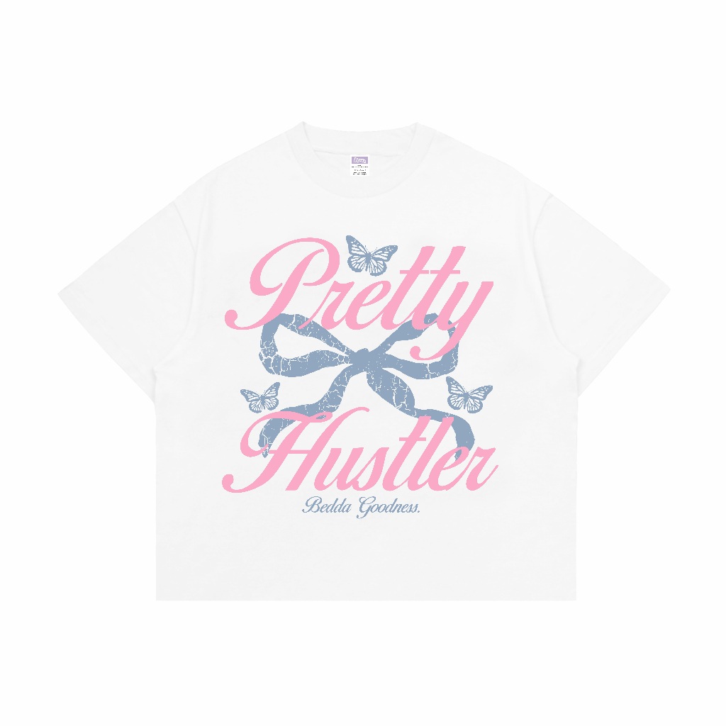 Bedda - เสื้อยืด Boxy Oversize Pretty Hustler