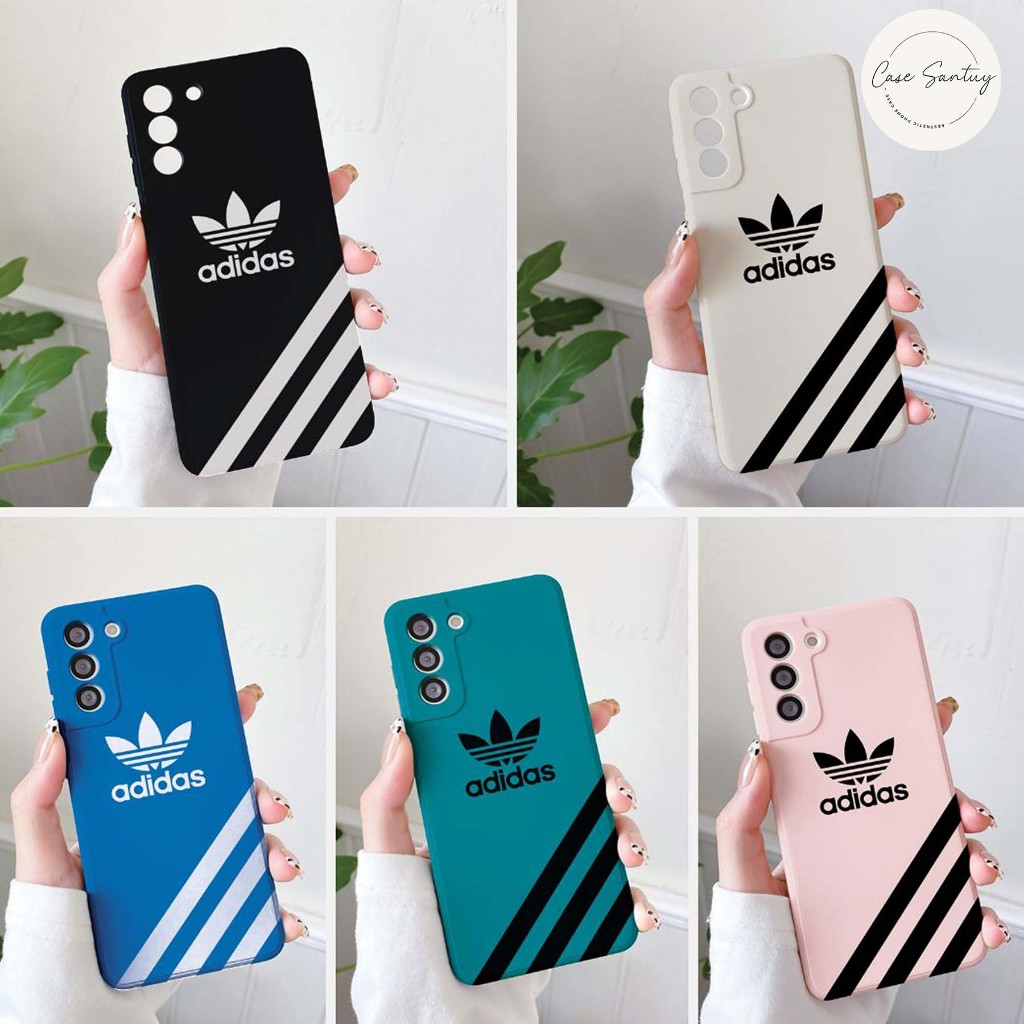 อินเทรนด์ Adidas Aesthetic Softcase สําหรับ OPPO A3 A3X A60 A37 A37F A39 A57 A3s A5i A5 A7 AX7 A5s A