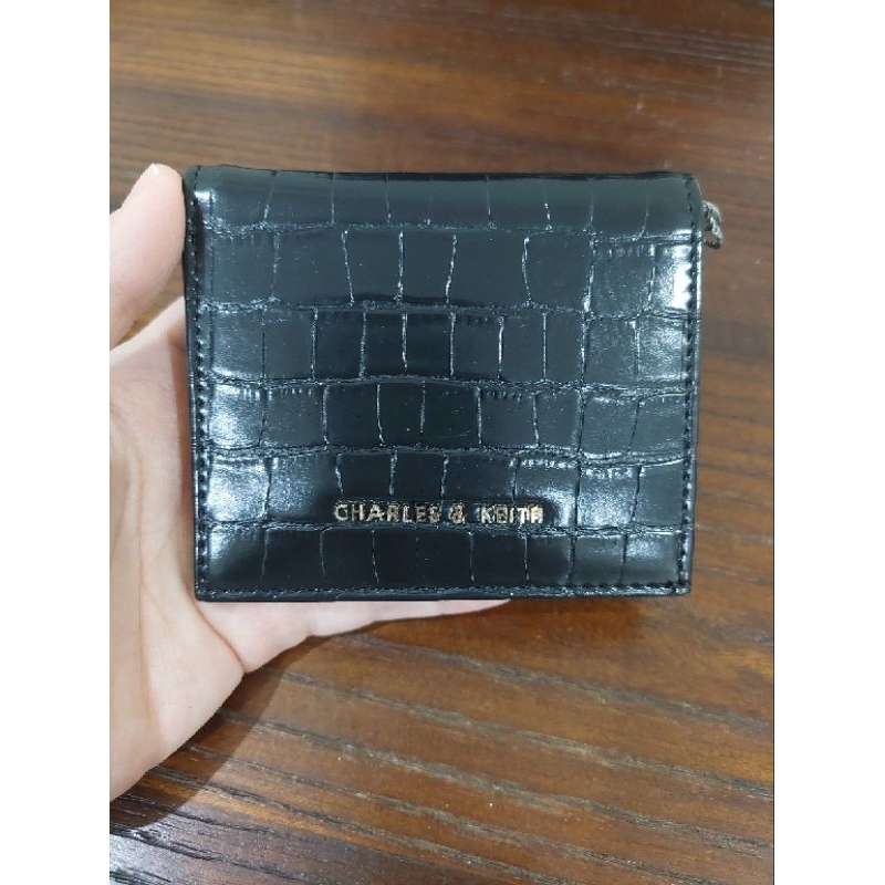Charkei wallet croco นําเข้ากระเป๋าสตางค์แบรนด์ CK หรูหรา