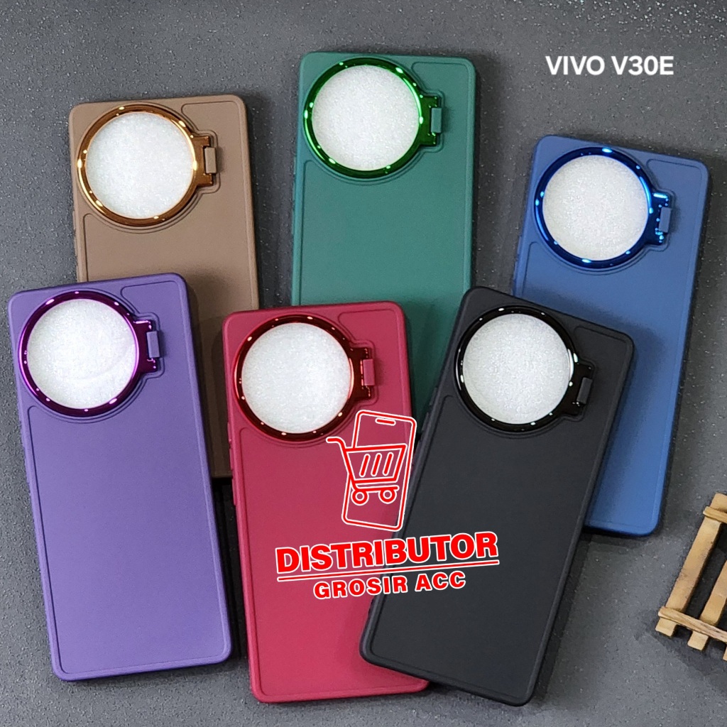 VIVO V30E 5G กรณี MACAROON ขาตั้งกล้อง KICKSTAND กล้อง VIVO V30E 5G