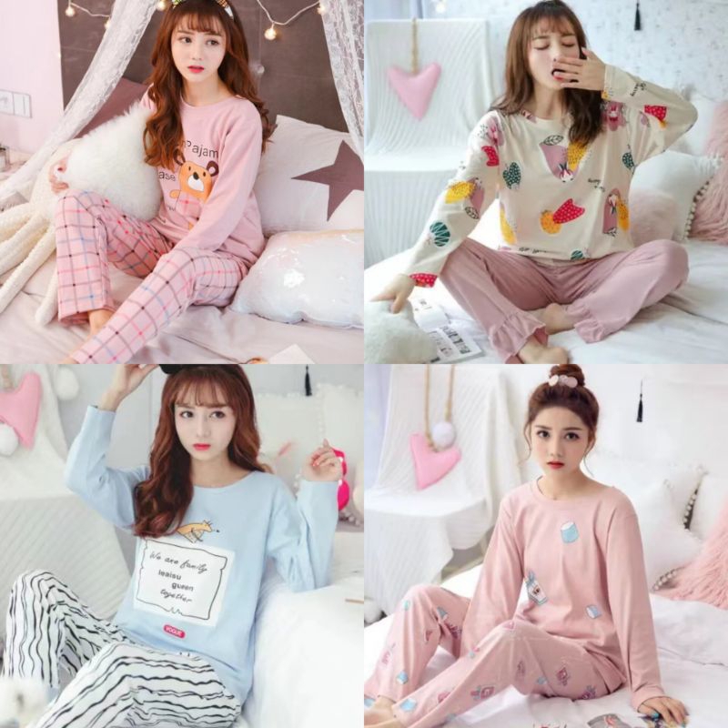 ครอบครัวครอบครัวครอบครัว | PP ชุดนอน Full Motif IMPORT | ชุดนอน PP