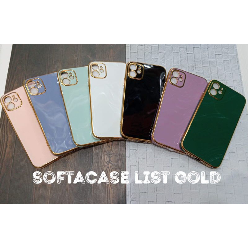 Softcase List Gold Luxury Poco M3 M4 M4 Pro