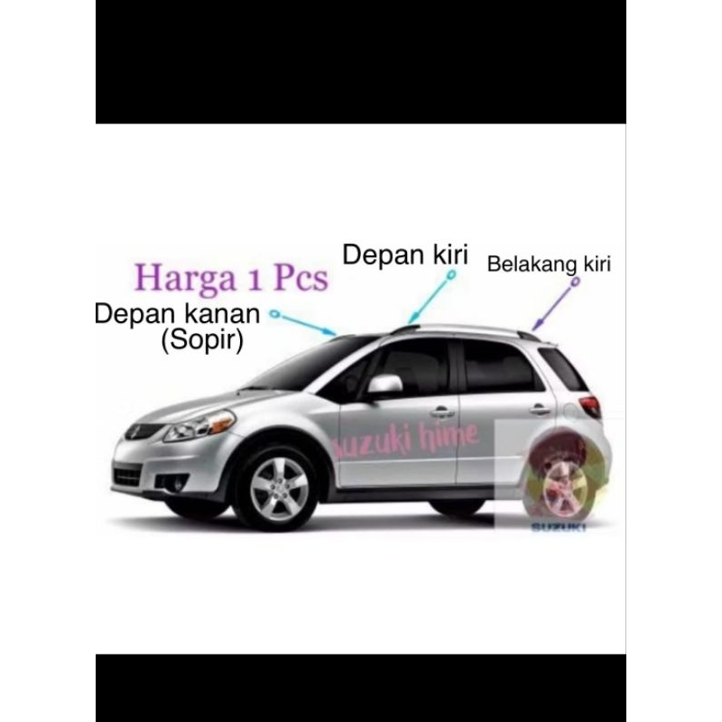 ฝาครอบแร็คหลังคา SX4 X-Over Original Suzuki SGP ญี่ปุ่นฝาครอบรางหลังคาหน่วย 2007-2014