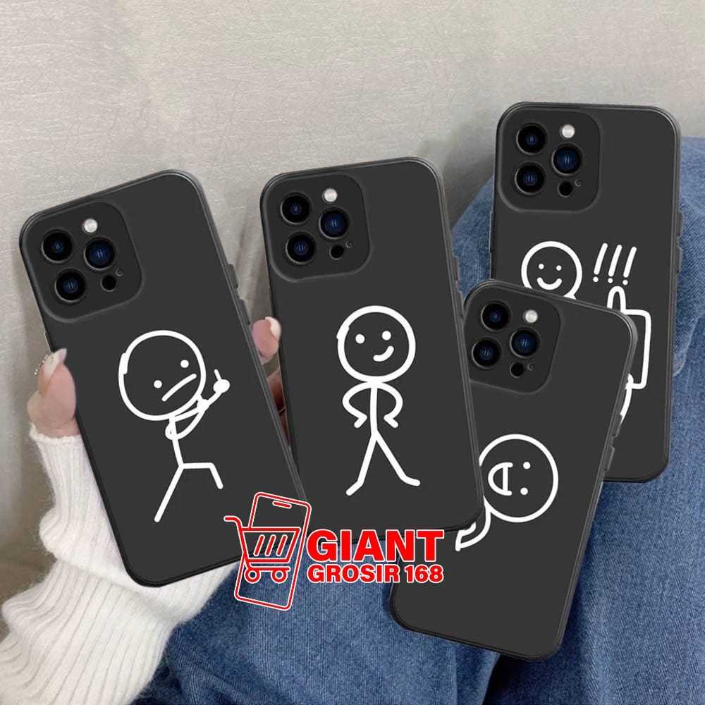 เคสล่าสุด Infinix Note 50 4G Infinix Note 50 Pro 4G Infinix Note 8 Softcase Macaron เคสสีดําน่ารัก M