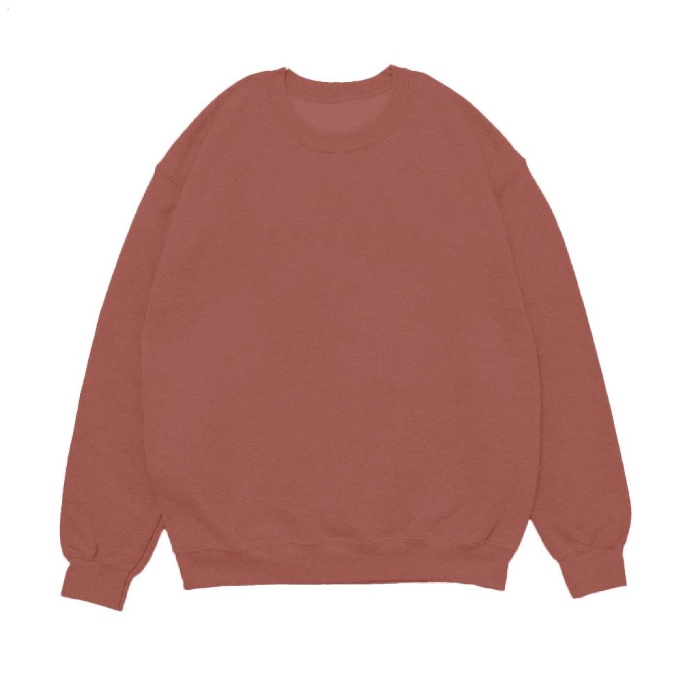 Recommended Sweater S Plain Basic Sweater Size MXXL ผู้หญิงผู้ชาย