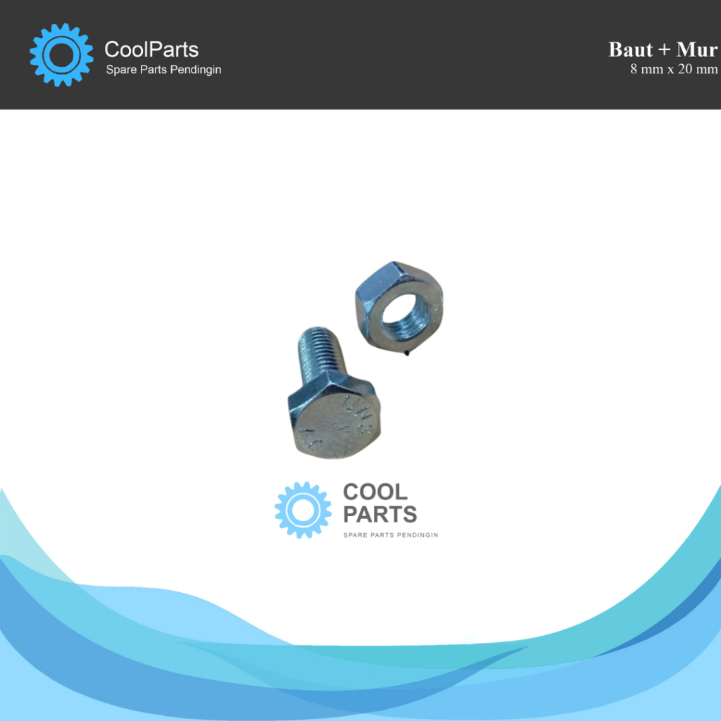 M8 x 20 น็อตโบลต์***