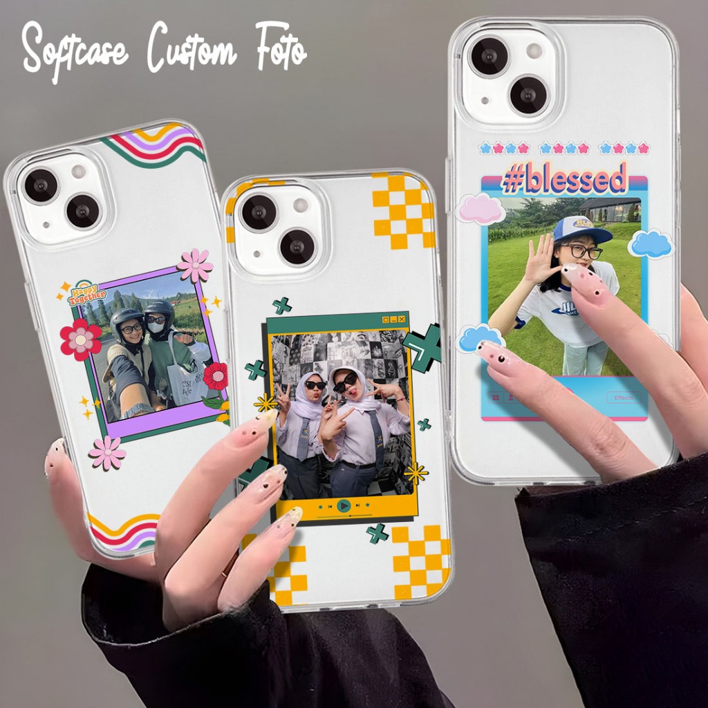 HP Sizora Official - เคสแบบนิ่มภาพถ่ายแบบกําหนดเองพร้อมสําหรับโทรศัพท์มือถือทุกประเภท - CS26