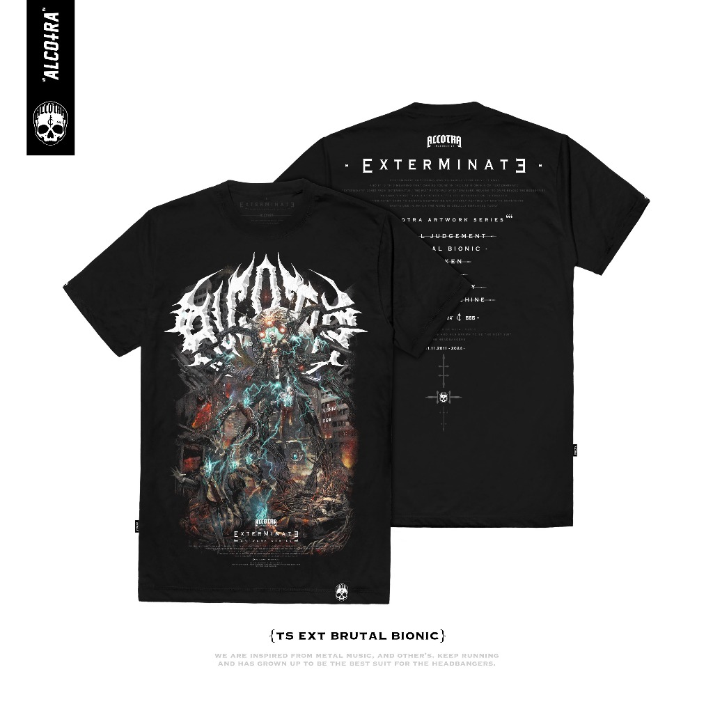 TS Ext Brutal Bionic // เสื้อยืด Exterminate Brutal Bionic // เสื้อยืด Alcota