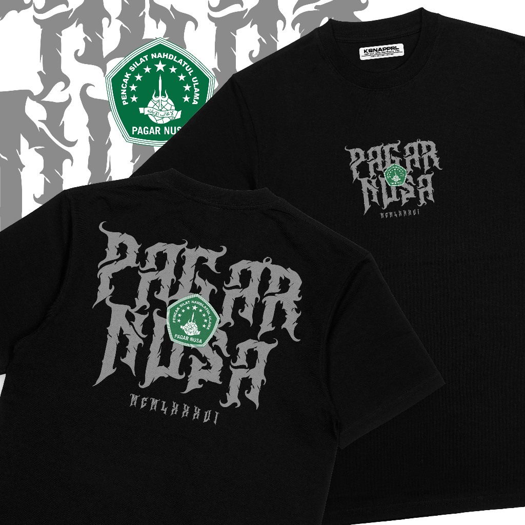 เสื้อยืด PSNU "Fence Nusa Metal" - เสื้อยืด Pagar Nusa / PAGAR NUSA 1986