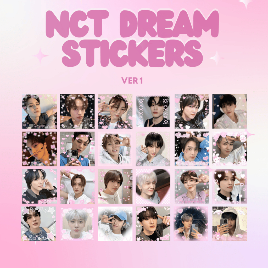 [90 ชิ้น] NCT DREAM LOVE MAIL สติ๊กเกอร์ FREBIESS สติ๊กเกอร์ DECO KPOP
