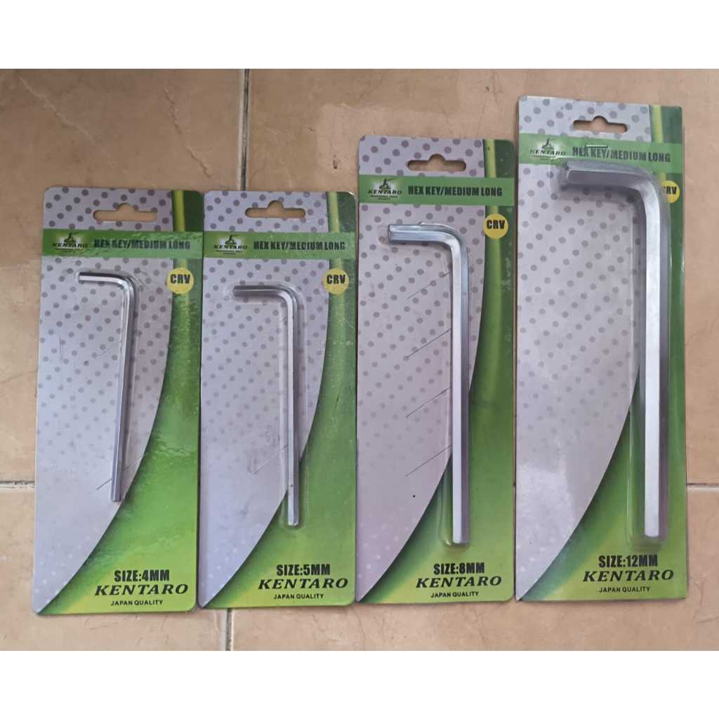 1.5 มม. - 6.5 มม. L Key / 6 ด้าน L Key / Chrome CR-V JASON Hex L Key