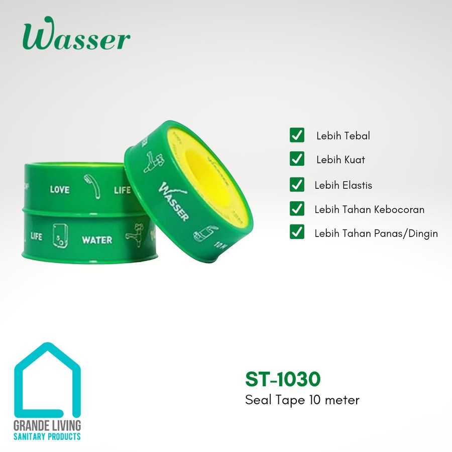 Wasser Seal Tape PTFE 10 เมตร ST-1030