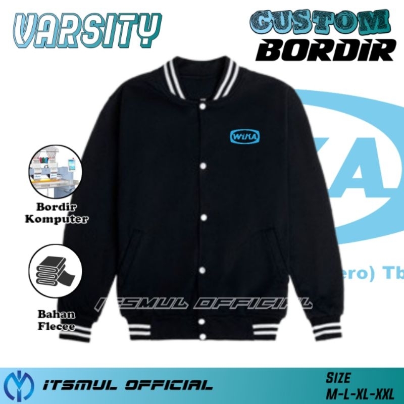 WIKA เสื้อแจ็คเก็ตปักตัวแทนแบบกําหนดเอง