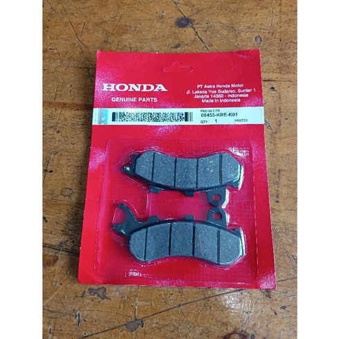 ผ้าเบรคหน้า KRE PCX 150 160 CBS ADV150, 160 06455-KRE-K01 HONDA