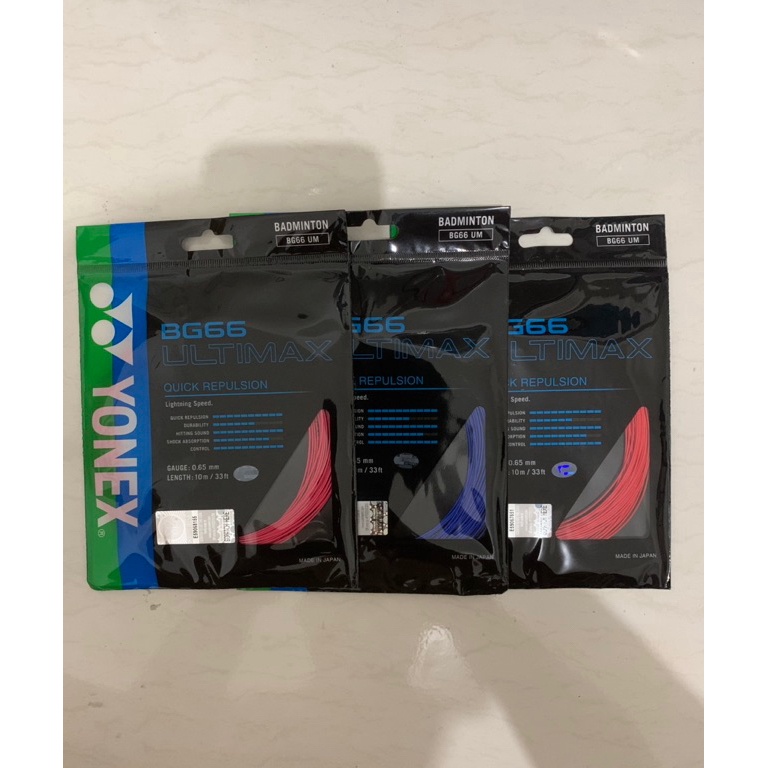 ราคาที่เป็นมิตรสําหรับสายไม้แบดมินตัน SP BG 66 และ 66 UM Ultimax 65MM 1M SP และ Ori Ready