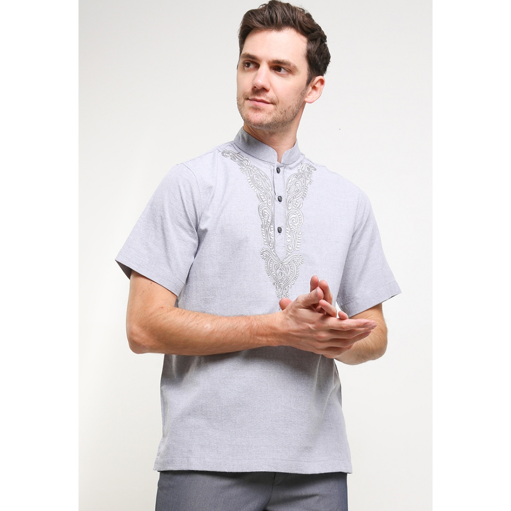 Al Mustika Allin Grey Short Koko