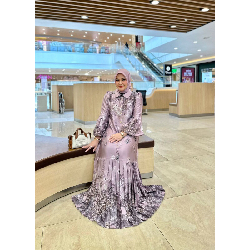 Aline DRESS SILK PREMIUM ORI BY IRA EMERALD