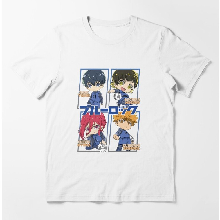 BLUE LOCK ฟุตบอลกีฬาอะนิเมะ Distro เสื้อยืด