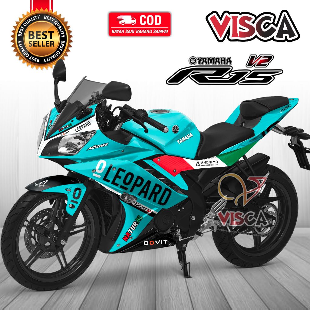 รูปลอก R15 V2 Full Body Decal R15 V2 สติกเกอร์ R15 V2 Full Body Cool Striping R15 V2 โฮโลแกรมรูปลอก 