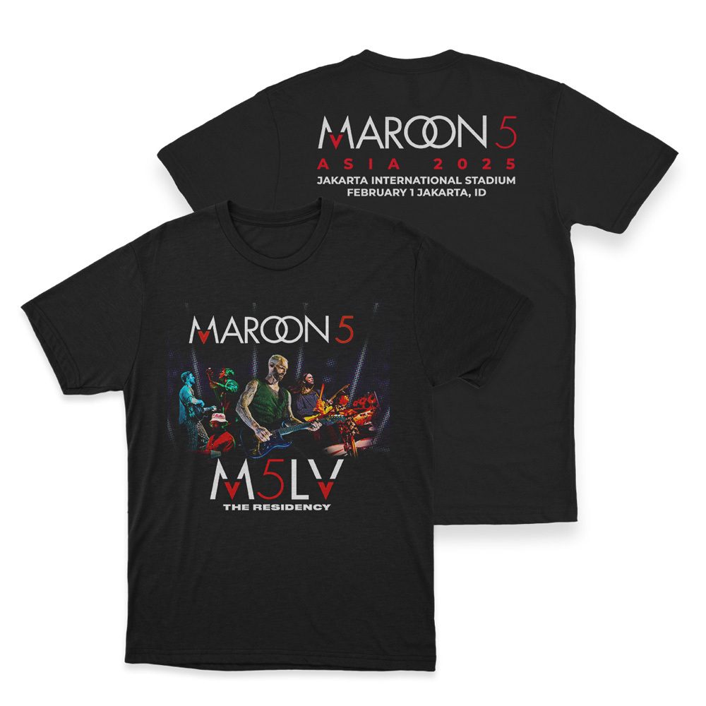 เสื้อยืด Maroon 5 Asia Tour