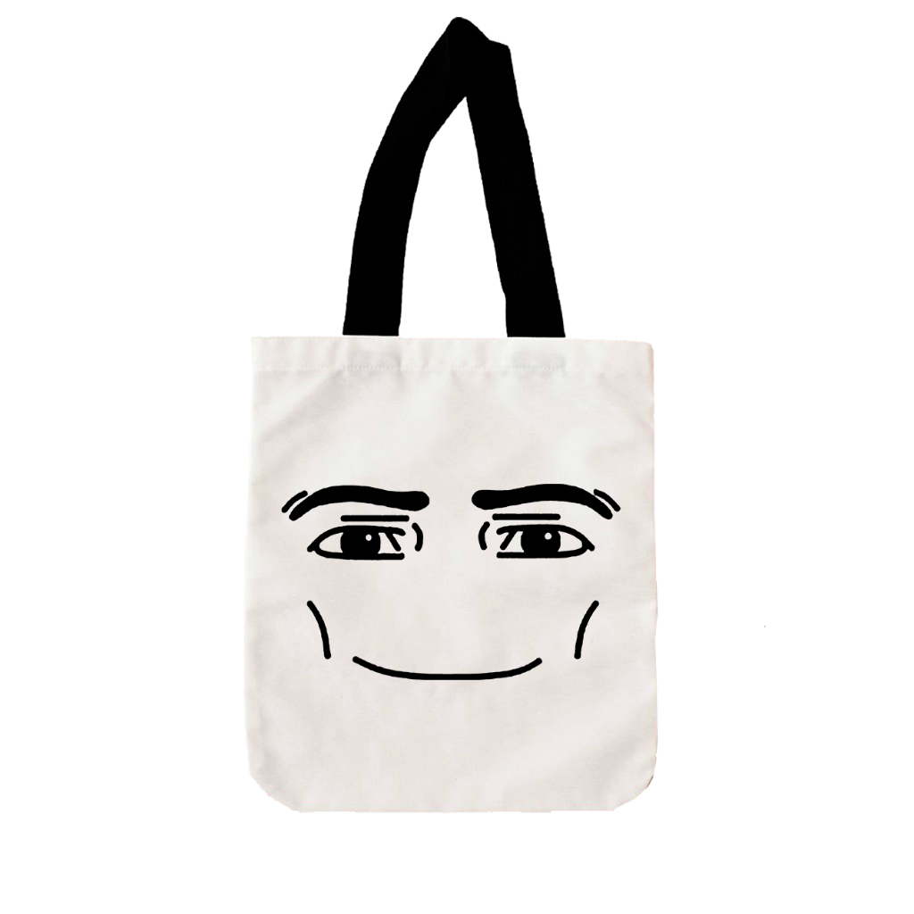 Viral Mewing Canvas Tote Bag - กระเป๋าโท้ต Unisex เทรนด์ล่าสุดพร้อม Motips ยอดนิยมที่สุด