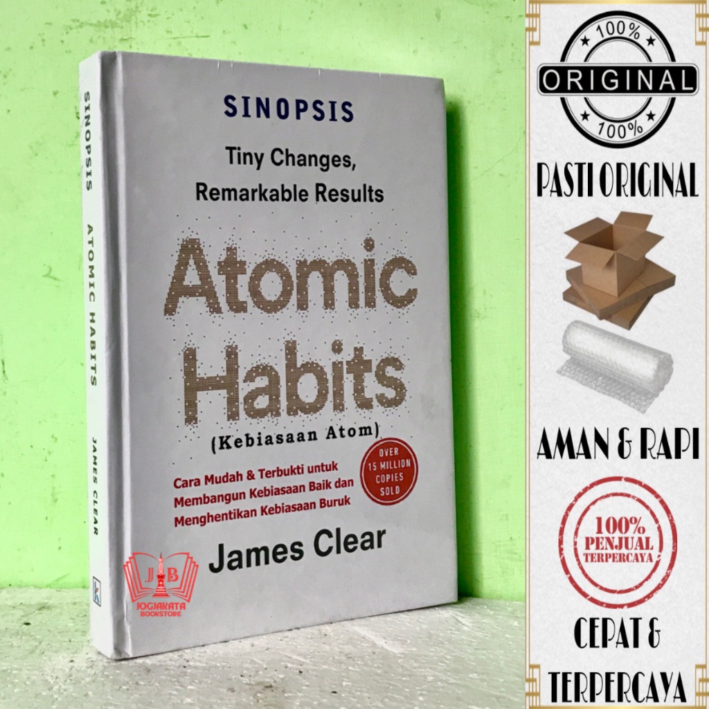 หนังสือ Acotic Habits Sinopsis - Atom Habits - เจมส์เคลียร์