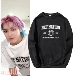 เสื้อกันหนาว ลาย Taeyong Nct Nation Incheon Osaka Tokyo