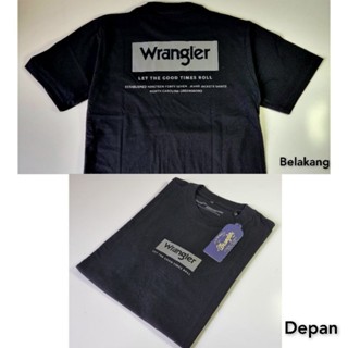 เสื้อยืด ผ้าฝ้าย 100% พิมพ์ลาย Wrangler BACK PREMIUM สําหรับผู้ชาย