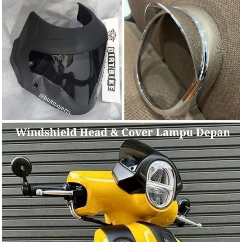 กระบังหน้า winsil fazzio Dirt bike