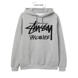 Stussy Vancouver เสื้อแจ็กเก็ต มีฮู้ด คุณภาพสูง สไตล์เกาหลี