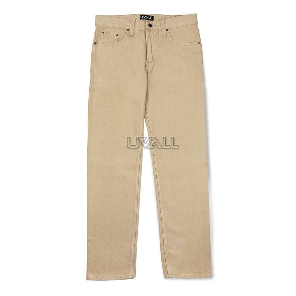 Uval REGULAR JEANS / MENS REGULAR STANDARD DENIM JEANS TROUSERS / REG MENS JEANS