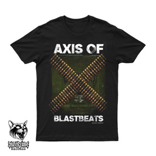 เสื้อยืด พิมพ์ลาย Blackandje AXIS OF BLASTBEATS สําหรับผู้ชาย