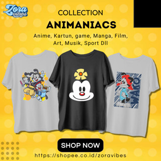 เสื้อยืด ผ้าฝ้าย ลาย Animaniacs Combed 30s