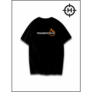 เสื้อยืด พิมพ์ลายโลโก้เกม Pragmatic PLAY