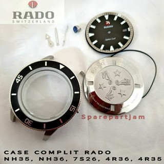 Rado Captain Cook Stainles เคสนาฬิกาข้อมือสแตนเลส 42 มม. Nh35,4r35,7s26,Nh36