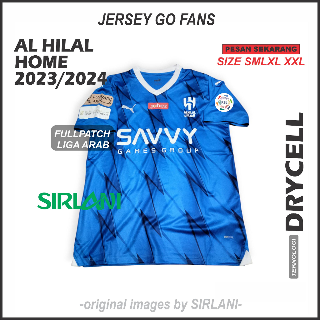 AL HILAL HOME JERSEY NEW 23/24 AL HILAL FOOTBALL JERSEY