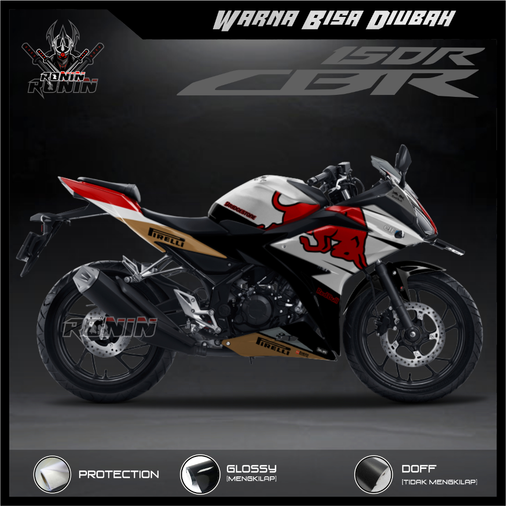 สติ๊กเกอร์รูปลอก FULL BODY CBR 150R Facelift Motif Clean RB
