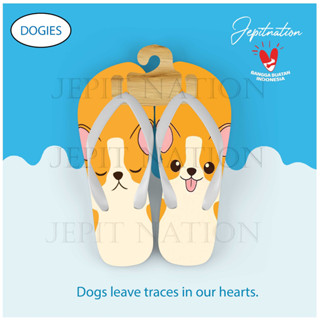 [Flip Flops] Dogies Dogy Flip Flops Cowo รองเท้าแตะชายหาด ลําลอง ฟองน้ํา ไม่ใช่ยาง สําหรับผู้ใหญ่ เด็กวัยหัดเดิน