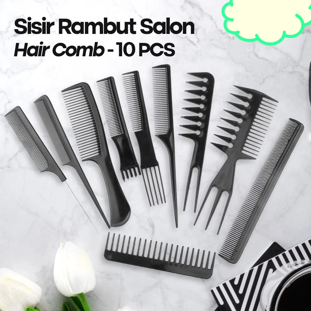 SALON HAIR COMBO SET 10