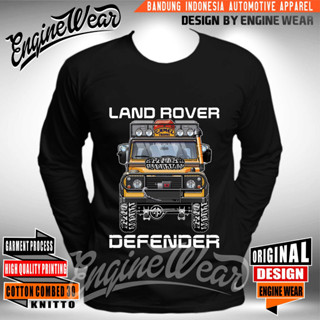 เสื้อยืด ลาย Land Rover Deffender Jeep 4WD สําหรับยานยนต์