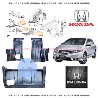 ฝาครอบเครื่องยนต์ พลาสติก ด้านหน้า ขวา ซ้าย กลาง 74111 74115 74165 TM0 สําหรับ Honda City IVTEC GM2 2009 2010 2011 2012 2013