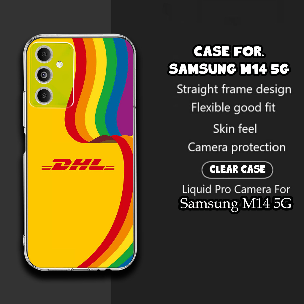 เคส Samsung M14 5G ล่าสุด 2023 Motif [dhl] เคส Samsung M14 5G Softcase Samsung M14 5G Clear Softcase