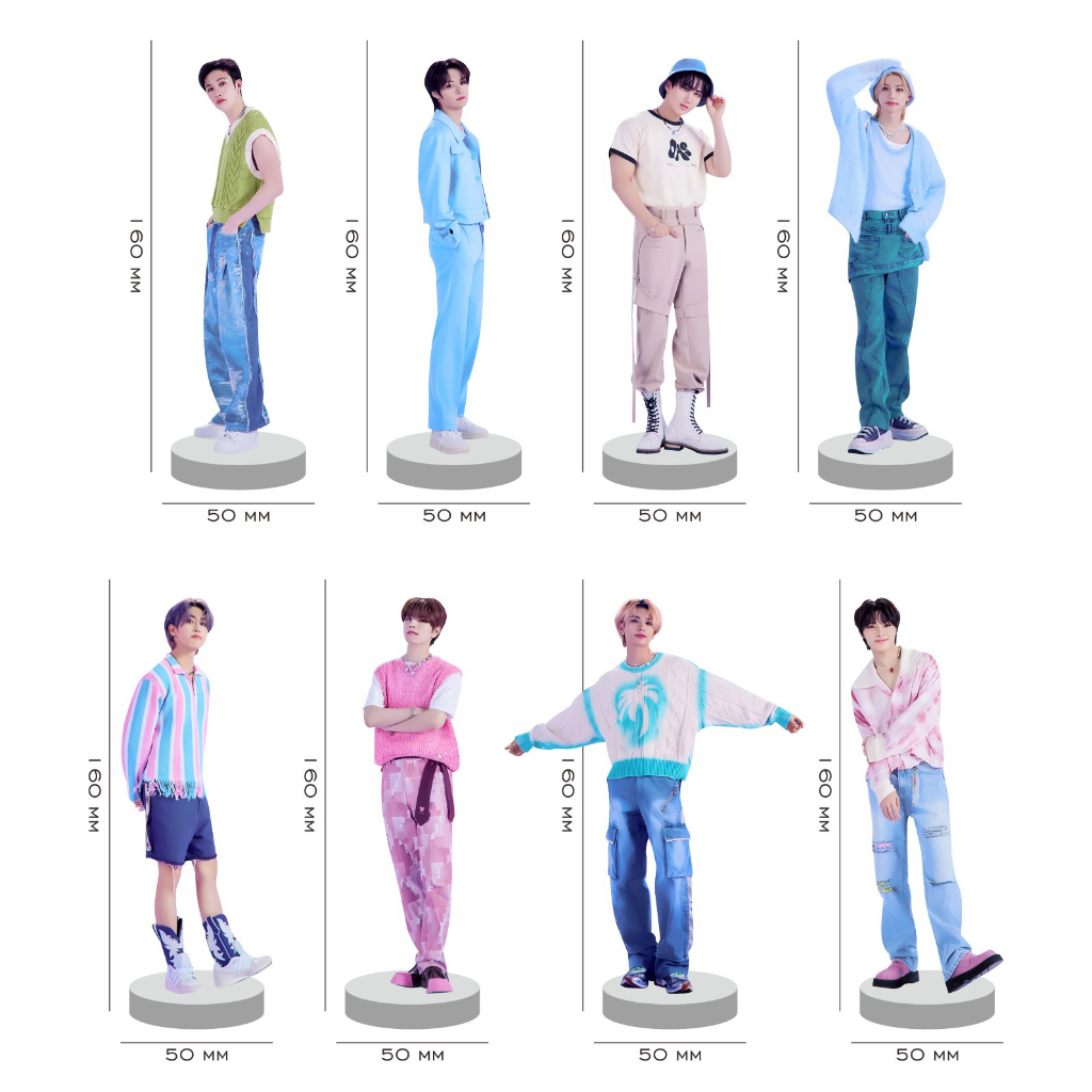Standee รูป Kpop Boy Band Stray Kids Stray Kids 5-Star Dome Tour