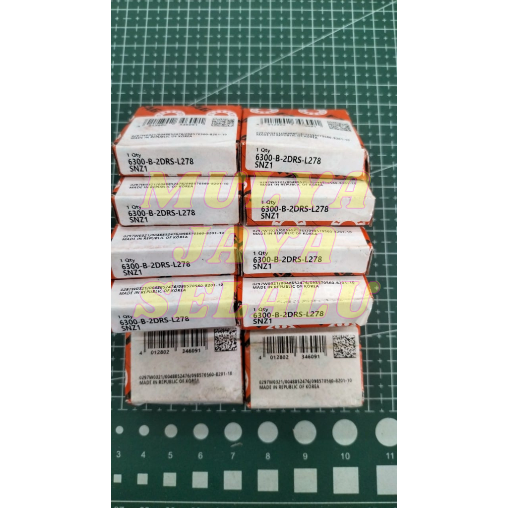 BEARING 6300 2RSR C3 FAG ยางหมวก