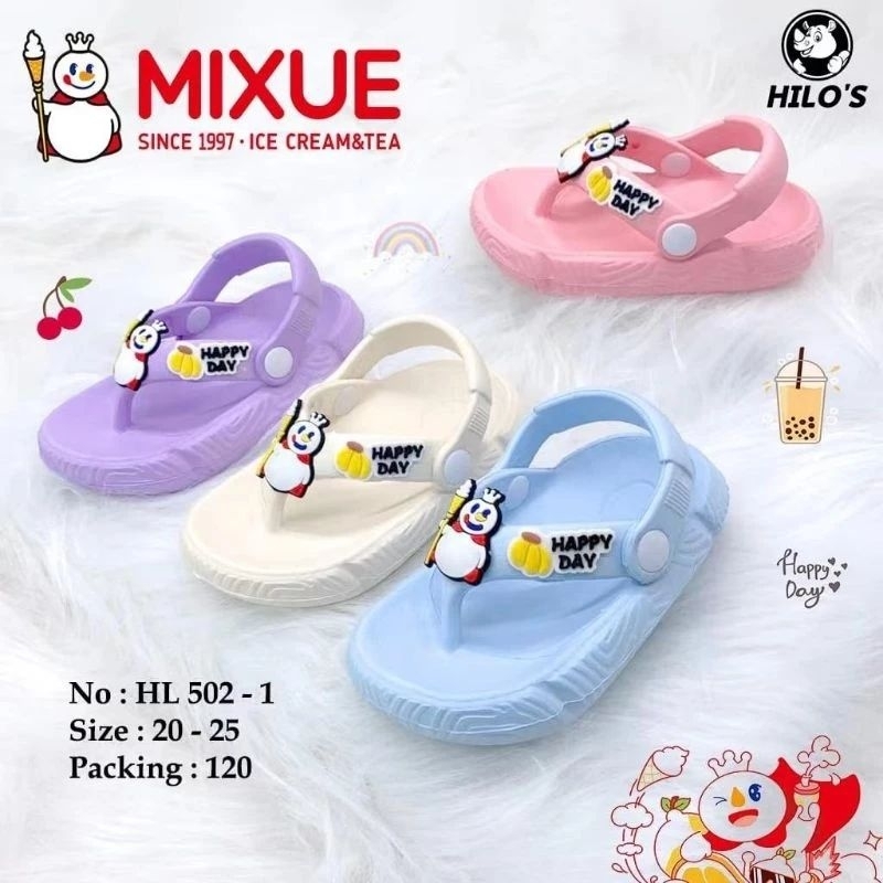 รองเท้าแตะ THE LATEST VIRAL MIXUE FLIP-FLIP ส่วนใหญ่สําหรับเด็กวัยหัดเดิน