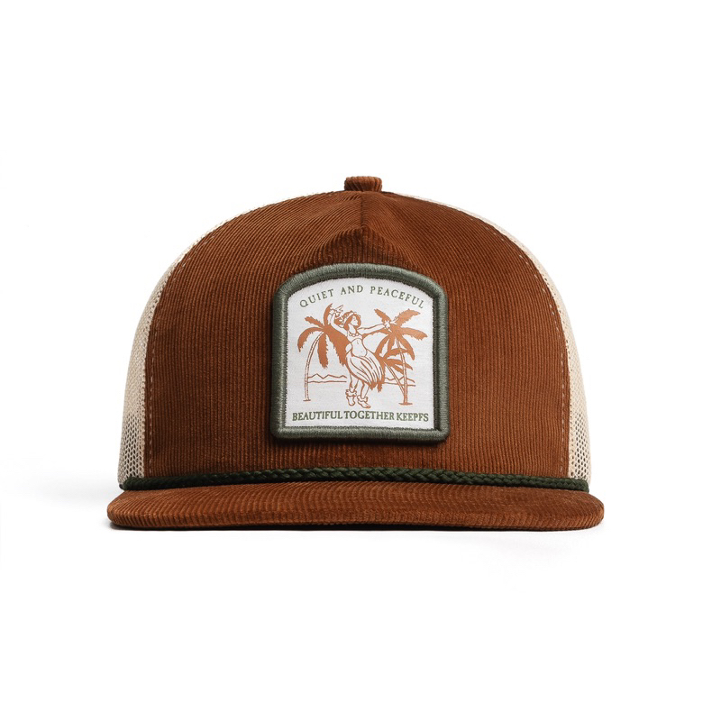 KEEPFS | Camel Cream Ropehat Trucker Hat | เงียบเงียบเงียบเงียบเงียบเงียบ